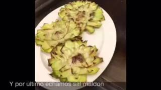 Receta Alcachofas a la plancha [upl. by Anit143]