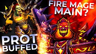 GIGA PROT Warrior BUFFS Fire Mage NEW MAIN Full Livestream [upl. by Nnaharas]