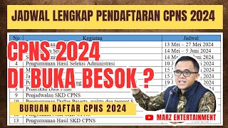 CPNS 2024 DI BUKA MEI  BEGINI JADWAL PEMBUKAAN CPNS 2024 TERBARU  DAFTAR CPNS 2024 [upl. by Dempstor]