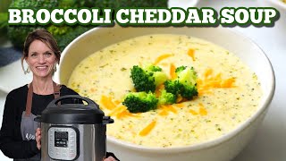 Instant Pot Broccoli Cheddar Soup An Easy Panera Copycat Recipe [upl. by Basset701]