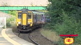 Poulton Le Fylde Trains 18082016 [upl. by Brittnee911]