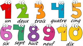 French Lesson 17  NUMBERS 110  Learn French  The French Minute [upl. by Attecnoc]