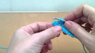 UK Treble Crochet Stitch [upl. by Aizahs]