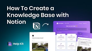 How to Create a Knowledge Base with Notion [upl. by Llednahc]