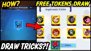 LUCKY DRAW TRICK HOW I GOT MANY SKINS IN ASPIRANTS EVENT MUST WATCH  MLBB [upl. by Adyan352]