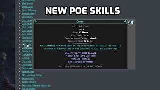 POE 2 A Preview of Some New SkillsGems [upl. by Evoy296]