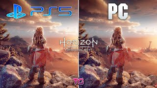 Horizon Forbidden West  PC vs PS5  Graphics Comparison [upl. by Shira572]