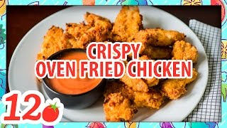 Best Crispy Oven Fried Chicken Recipe [upl. by Ydissak]