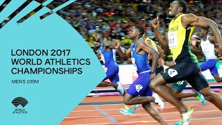 Mens 100m Final  World Athletics Championships London 2017 [upl. by Dibb]