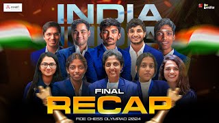 Historical Day for Indian Chess  Round 11 of FIDE Chess Olympiad 2024  Ambit Recap of the Day [upl. by Enyrehtac]