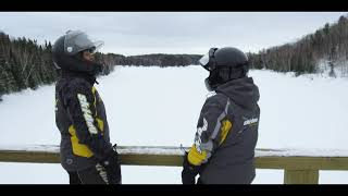 New snowmobile circuit La Passerelle du 49e [upl. by Snej]