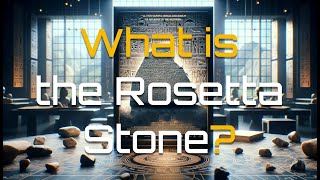 The Rosetta Stone Unlocking Ancient Secrets  illustrated by DALLE [upl. by Annet]