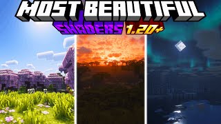 Top 5 Most Beautiful Shaders For Minecraft  121 [upl. by Eedak326]