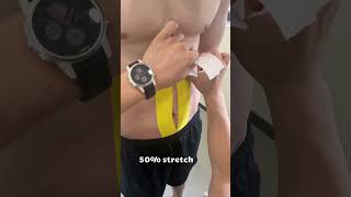 How to use kinesiology tape to relieve pressure on waist and abdomen to relieve discomfort [upl. by Cloe]