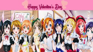 Love Live Valentines Day Music Mix μs and Aqours [upl. by Virgin]