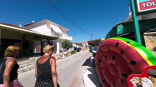 walking tour around Tsilivi Zakynthos day and night [upl. by Naujad]