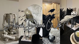 HALLOWEEN DECORATE WITH ME 2024  HALLOWEEN DECORATING IDEAS  NIGHT TIME DECORATING [upl. by Calvo109]