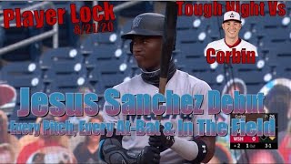 Jesus Sanchez Debut  Every pitch of every atbat and in the field vs the Nationals 82120 [upl. by Herrera]