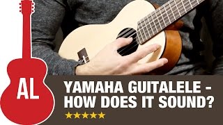 Yamaha Guitalele Review  How does it sound [upl. by Amaj854]