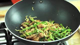 Cantonese Beef amp Black Bean Noodles Recipe Amoy [upl. by Hilbert]