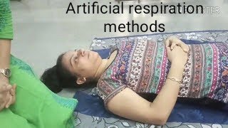 Artificial respiration methods [upl. by Lemmuela]