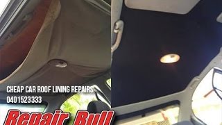 Holden Crewman Roof lIning Repair  Repair Bull   Car Roof Lining Repair [upl. by Araek]