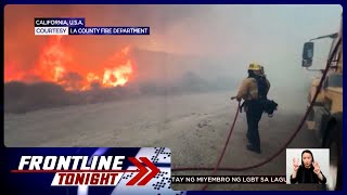 Halos 6000 ektaryang lupain sa Los Angeles nasusunog  Frontline Tonight [upl. by Siravat128]