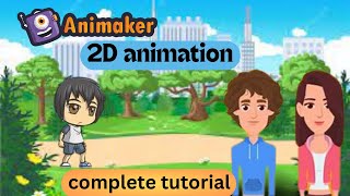 Animaker Tutorial for Beginners in Hindi  Animakercom How to Use  ONLINE WORKER TEACH [upl. by Shanly]