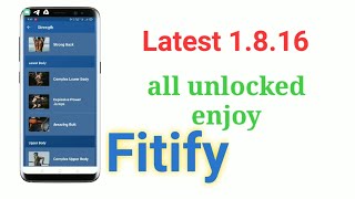 Fitify pro 1816 latest tools unlocked best home workout app free google drive link [upl. by Longan]