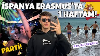 İSPANYA ERASMUS VLOG İspanya Erasmusta Haftalık Vlog Erasmus Partisi A Coruña Vlog ESC Proje [upl. by Zetta624]