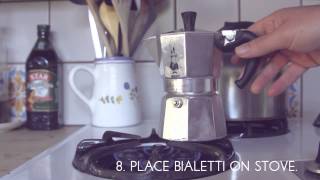 How to use a Bialetti Italian Espresso [upl. by Alyakcim]