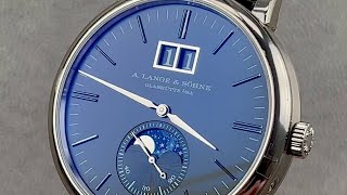 A Lange amp Sohne Saxonia Moon Phase 384029 A Lange amp Sohne Watch Review [upl. by Maller301]