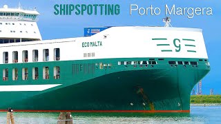 160 MIN Venice Shipspotting at Porto Marghera Italy 4K [upl. by Oderf]