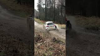 Off track Fiesta Rally2 Riponian Rally 2024 [upl. by Ingar]