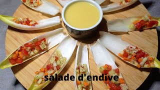 RECETTE DE SALADE DENDIVEREVISITERRAPIDE EST FACILE [upl. by Goodden]