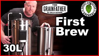 Grainfather Connect 30L All Grain Brewing System  First Brew Day 2020 [upl. by Drhcir]