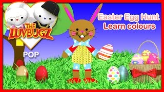 Easter Egg Hunt I Easter preschool song  Easter bunny  train cartoon for children [upl. by Daffie828]