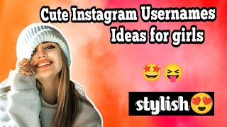 girls cool instagram username ideas  username for instagram for girl attitude [upl. by Esilrahc]