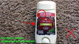 ✅ How To Use Old Spice Timber Antiperspirant Deodorant Review [upl. by Elmo]