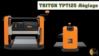 Triton TPT125 Réglage  talonnage  graduation [upl. by Lienhard]