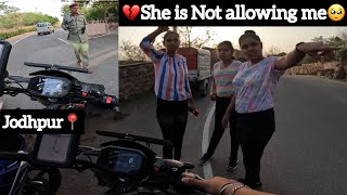 💔She is Not allowing me🥺 Jodhpur📍 Rajasthan Ride🔥 Ajsquad ❤️ TTF [upl. by Llerred]