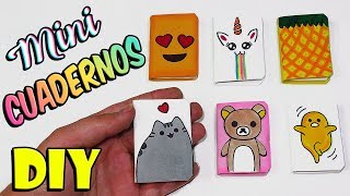 📖📓 DIY 6 Mini CuadernosLibretas  Manualidades Fáciles 📓📖 [upl. by Etirugram]