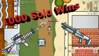 Zombs Royale  1000 Wins In Solo [upl. by Airak]