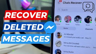 How To Recover Deleted Messages On Messenger Recover Deleted Facebook Messages [upl. by Roma186]