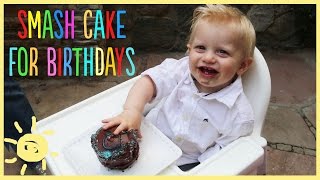 Healthy smash cake recipe for your baby’s 1st birthday 🎂 [upl. by Ordep]