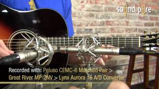 Peluso CEMC6 Microphones Track Brilliant Acoustic Guitars [upl. by Hieronymus]