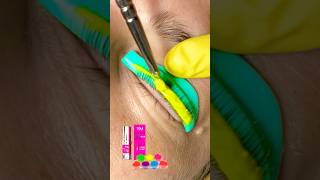 Lash lift Tutorial All products shortsviral shorts beautiful lashes tutorial rhode [upl. by Secnarfyram175]