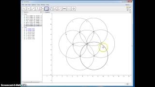 Inscribe a hexagon in a circle using Geogebra [upl. by Kraus]