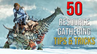 50 Resource Gathering Tips amp Tricks You NEED To Know In ARK Survival Ascended [upl. by Leuname176]