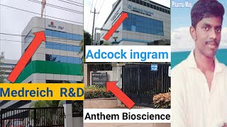 Anthem BioScience Medreich RampDAdcock Ingram Limited Travel Guidance  Banglore Pharma Companies [upl. by Nauht]